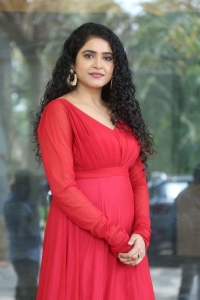 Dhagad Samba Movie Actress Sonakshi Varma Red Dress Photos