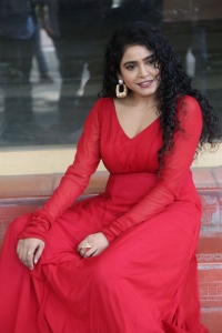 Dhagad Samba Movie Actress Sonakshi Varma Red Dress Photos