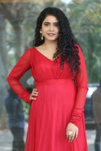 Dhagad Samba Movie Heroine Sonakshi Varma Red Dress Photos