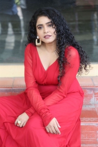 Dhagad Samba Movie Heroine Sonakshi Varma Red Dress Photos