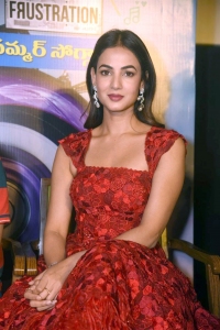 F3 Movie Actress Sonal Chauhan Pictures in Red Dress