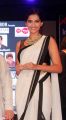 Bollywood Actress Sonam Kapoor in White Saree Hot Photos