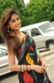 Beautiful Sony Charishta posing in Saree at Top Rankers Movie Press Meet