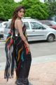 Actress Soni Charishta Hot Saree Stills at Top Ranker Press Meet