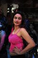 Actress Sonia Agarwal Hot Spicy Pics in Pink Dress