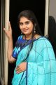 Anchor Sonia Chowdary Blue Saree Images @ KS 100 Teaser Launch