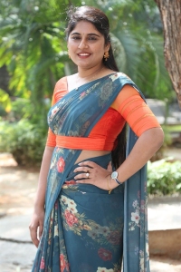 Anchor Sonia Chowdary Saree Pictures