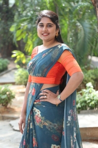 Anchor Sonia Chowdary Saree Pictures