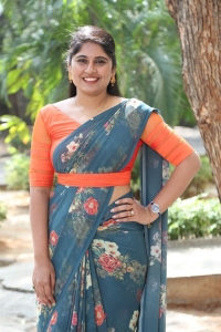 Anchor Sonia Chowdary Saree Pictures