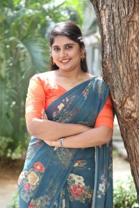 Anchor Sonia Chowdary Saree Pictures