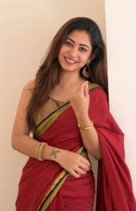 Nenu Meeku Baga Kavalsina Vadini Actress Sonia Thakur Saree Stills