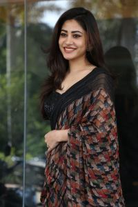 Actress Sonu Thakur in Black Saree Stills