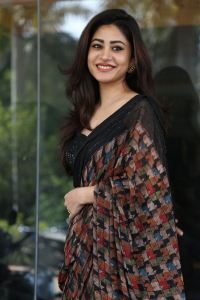 Roti Kapda Romance Actress Sonu Thakur Black Saree Stills