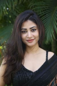 Actress Sonu Thakur in Black Saree Stills