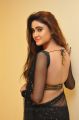 Actress Sony Charishta Hot in Black Saree Photos