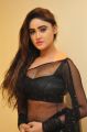 Actress Sony Charishta Black Saree Hot Photos