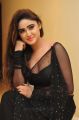 Actress Sony Charista Hot in Black Saree Photos