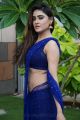 Actress Sony Charishta Hot in Blue Saree Pics