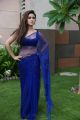 Actress Sony Charishta Hot Pics in Blue Saree
