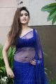 Actress Sony Charishta Hot Spicy Pics in Blue Saree