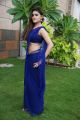 Actress Sony Charista Hot Pics in Blue Saree