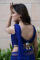 Actress Sony Charista Hot Pics in Blue Saree