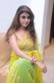 Actress Sony Charishta Green Yellow Saree Pics