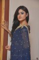 Sony Charishta in Blue Saree Stills