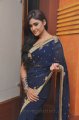 Sony Charishta in Blue Saree Stills