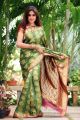 Actress Sony Charishta in Silk Saree Photoshoot Images