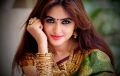 Actress Sony Charishta in Green Silk Saree Photoshoot Images