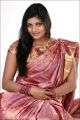 Telugu Actress Soumya Hot Silk Saree Photo Shoot Pics