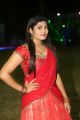 Telugu Actress Soumya Red Half Saree Images