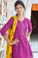 Actress Sravani Cute Pics in Dark Pink Churidar