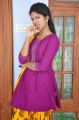 Actress Sravani in Dark Pink Churidar Pics