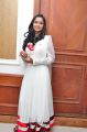 Actress Sravani Cute Stills in White Full Sleeve Churidar Dress