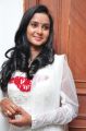 Telugu Actress Sravani Cute Stills in White Salwar Kameez