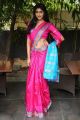 Model Sravani Yadav Hot Photos in Pink Saree
