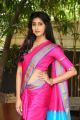 Model Sravani Yadav Pink Saree Hot Photos