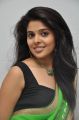Telugu Actress Sravya Hot Stills in Green Saree