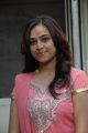 Actress Sri Divya Cute Photos in Soft Red Salwar Kameez
