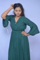 Batch Actress Sree Madhuri in Green Dress Photos