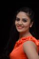 Telugu Actress SriMukhi Hot Images in Orange Dress