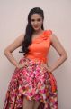 Actress Sree Mukhi Orange Dress Images at Thank You Mithrama Special Screening