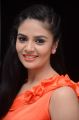 Telugu Actress Sree Mukhi in Orange Dress Images