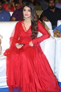 Actress Sreeleela Red Dress Pics @ Most Wanted Pandugadu Pre Release