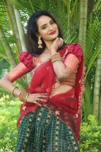 Actress Sreelu Stills @ Kotha Rangula Prapancham Teaser Launch