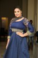 Diksoochi Actress Sreemukhi in Blue Dress New Pictures