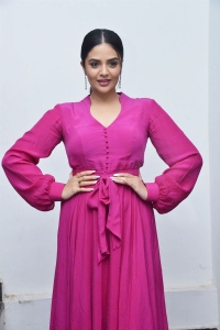 Anchor Sreemukhi Stills @ Sammathame Pre Release Event