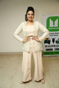 Anchor Sreemukhi Images @ Whipride Taxi Services Launch